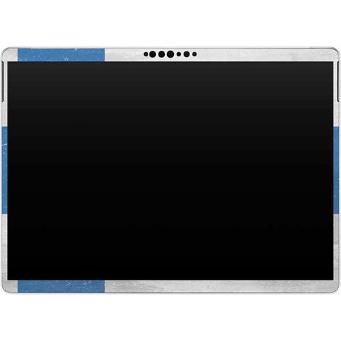 Finland Flag Distressed Surface Pro 9 Skin